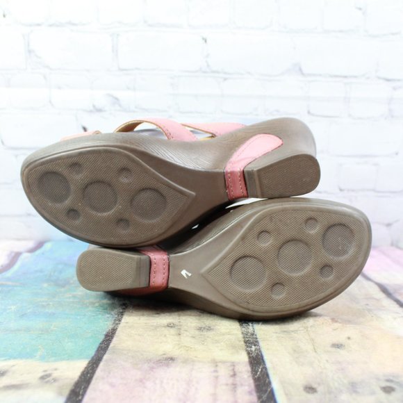 SANITA Strappy Slip On Wedge Sandals Size 10 / 40 - Picture 9 of 9